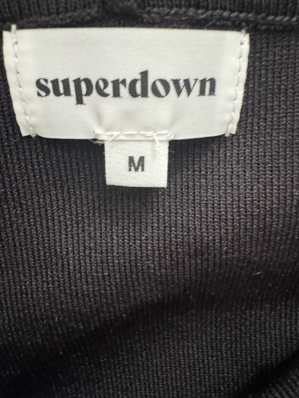 superdown Black Double Strap Midi Dress - Picture 4 of 4
